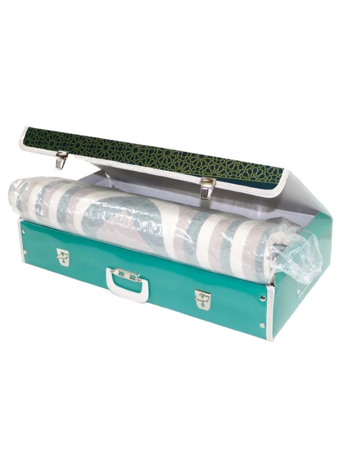 Sundus Royal Turkish Prayer Mat with 3-Layer Memory Foam – Luxury Islamic Prayer Rug for Knee & Joint Support, Extra Soft & Stable, Ideal for Home & Mosque Use (120 × 70 cm) - Image 5